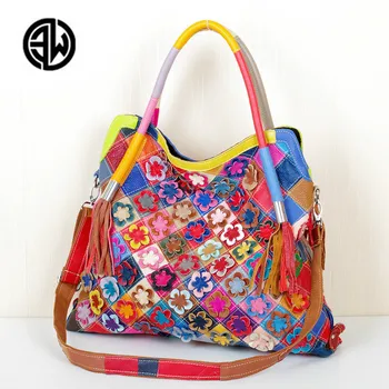 Luxury Flower Women's Handbag Cross Body Bags Women Genuine cow leather Handbags Shoulder Large Bag Women Messenger Bag cmyka
Luxury Flower Women's Handbag Cross Body Bags Women Genuine cow leather Handbags Shoulder Large Bag Women Messenger Bag cmyka