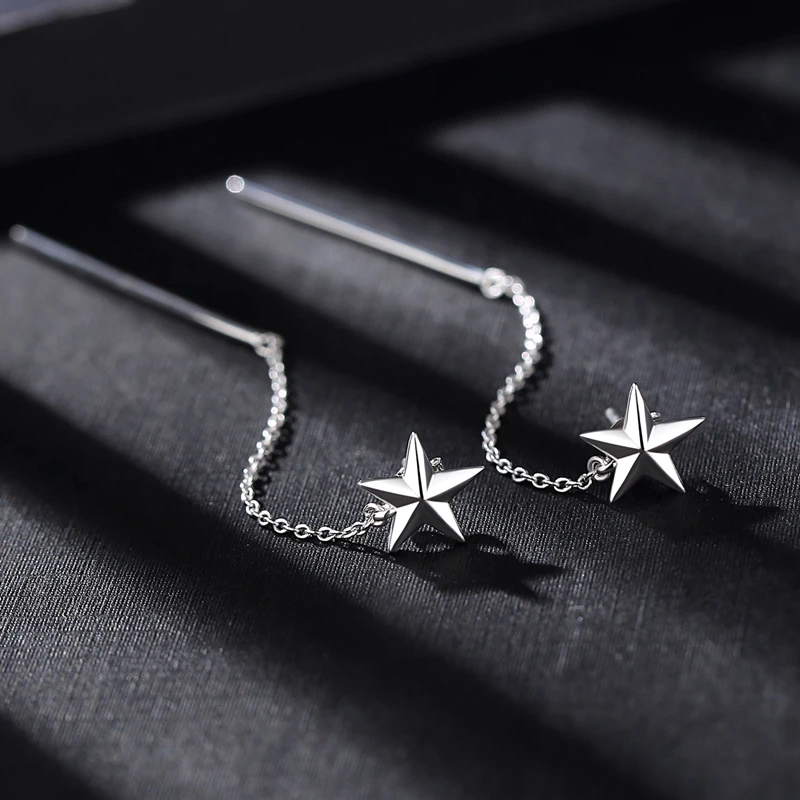 EUDORA 925 Sterling Silver Dazzling Star Tassels Drop Earrings For Women Fashion Long Chain Tassel Earrings For Wife girl CYE106
EUDORA 925 Sterling Silver Dazzling Star Tassels Drop Earrings For Women Fashion Long Chain Tassel Earrings For Wife girl CYE106