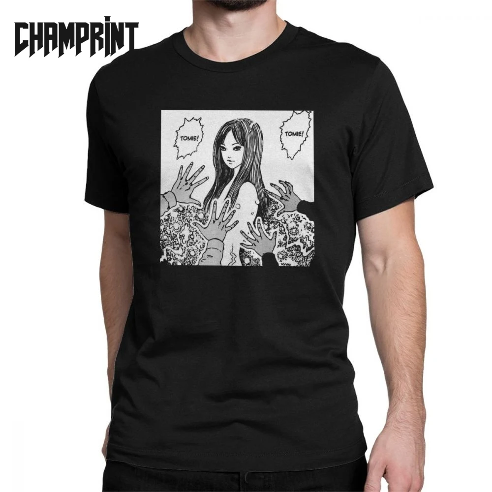 Men's T-Shirt Junji Ito Anime Manga Japan Horror Kawaii Cute Awesome 100% Cotton Tee Shirt Short Sleeve T Shirts O Neck Tops
Men's T-Shirt Junji Ito Anime Manga Japan Horror Kawaii Cute Awesome 100% Cotton Tee Shirt Short Sleeve T Shirts O Neck Tops