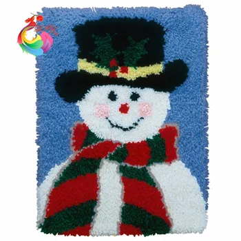 New Year decoration Threads for embroidery fabric for sewing markers for knitting carpets and rugs Cartoon Latch hook rug kits