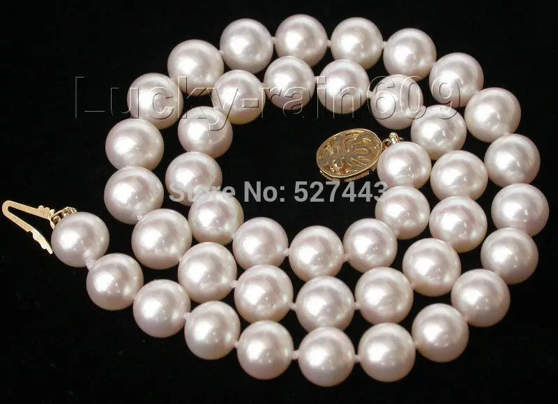 Wholesale Genuine AAAA 17" 11MM ROUND WHITE SOUTH SEA PEARL NECKLACE 14KGP SOLID CLASP
Wholesale Genuine AAAA 17" 11MM ROUND WHITE SOUTH SEA PEARL NECKLACE 14KGP SOLID CLASP