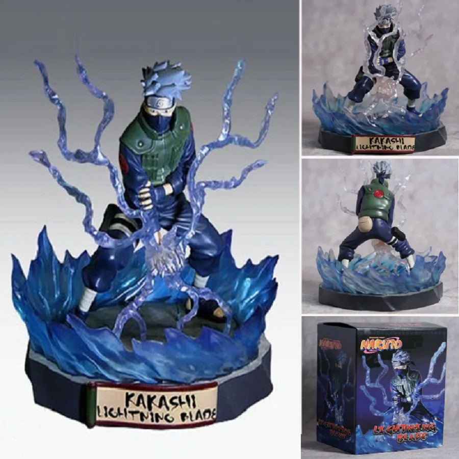 Japanese Anime Naruto Hatake Kakashi Action figure statue PVC 19cm model collection Lightning Blade naruto figure doll
Japanese Anime Naruto Hatake Kakashi Action figure statue PVC 19cm model collection Lightning Blade naruto figure doll