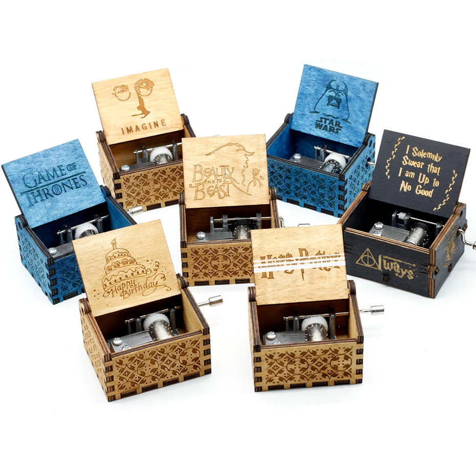 Hand Cranked Wood Music Box Star Wars Zelda Game Of Thrones Gift For Chirstmas Happy Birthday New Year Gift Children Gift
Hand Cranked Wood Music Box Star Wars Zelda Game Of Thrones Gift For Chirstmas Happy Birthday New Year Gift Children Gift