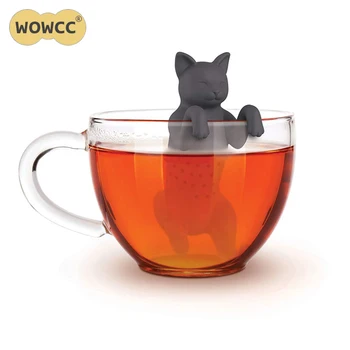 Cat Silicone Tea Bag Food Grade Leaf Herbal Spice Filter Dog Shape Tea Infuser Brewing Device Herbal Spice Filter Kitchen Tools 
Cat Silicone Tea Bag Food Grade Leaf Herbal Spice Filter Dog Shape Tea Infuser Brewing Device Herbal Spice Filter Kitchen Tools
