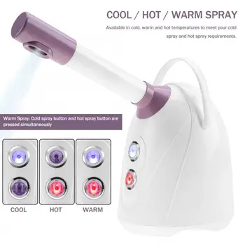 Hot/Cool Ionic Facial Steamer 360 Degrees Ionic Spraying Thermal Treatment for Beauty Salon Spa Use Ionic Spraying Machine
Hot/Cool Ionic Facial Steamer 360 Degrees Ionic Spraying Thermal Treatment for Beauty Salon Spa Use Ionic Spraying Machine