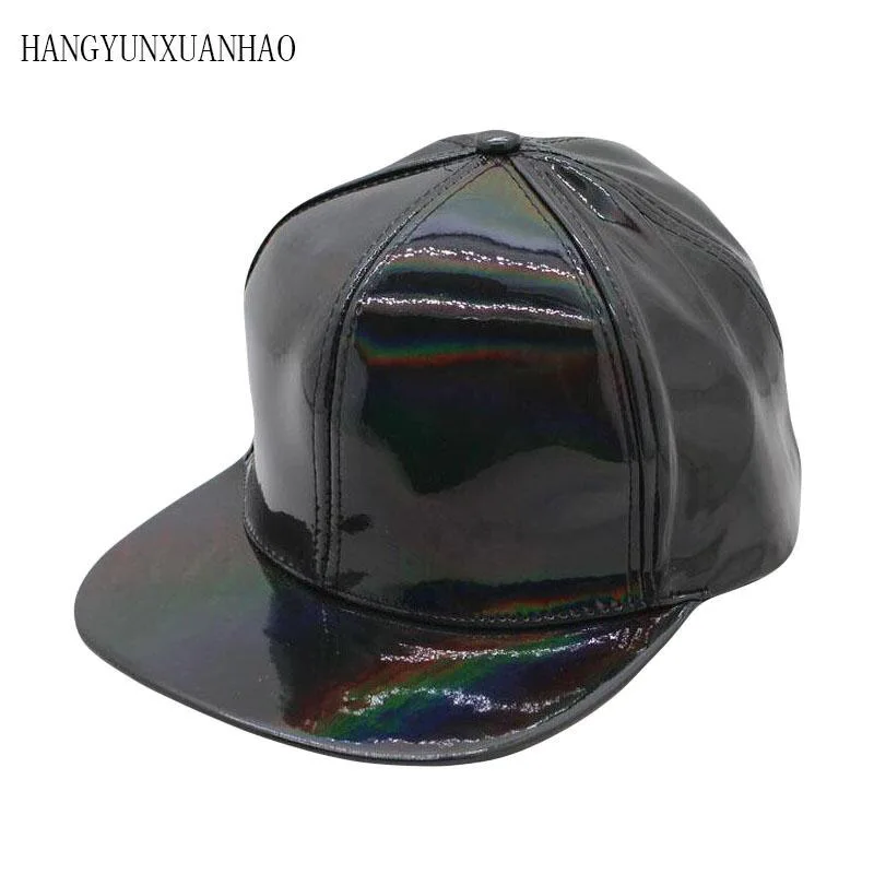 Shining PU Flat Brim Baseball Hats For Women Men Solid Snapbacks Cap PUNK Street Dancer Leather Cool Hip Hop Caps
Shining PU Flat Brim Baseball Hats For Women Men Solid Snapbacks Cap PUNK Street Dancer Leather Cool Hip Hop Caps