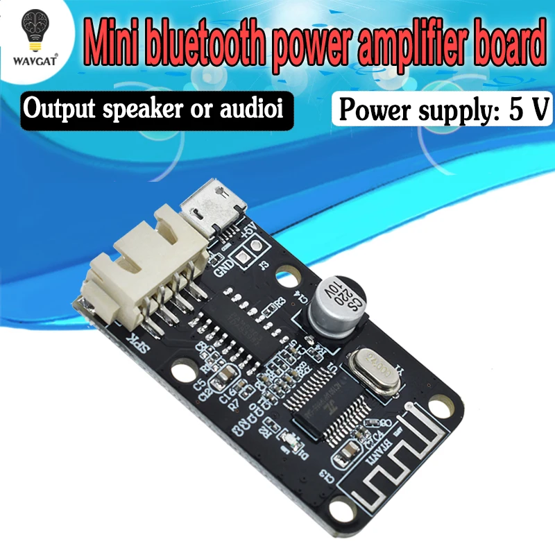 WAVGAT Wireless Bluetooth 4.0 Stereo Audio Receiver Module Digital Amplifier Sound Loud Board Micro USB 3W+3W 5V DC For Arduino
WAVGAT Wireless Bluetooth 4.0 Stereo Audio Receiver Module Digital Amplifier Sound Loud Board Micro USB 3W+3W 5V DC For Arduino