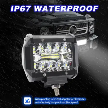 Dragonpad 2pcs 4 Inch 60W 3 Rows LED Lights Working Light Drive Off-road Lights Roof Strip Lights Car Lighting Supplies
Dragonpad 2pcs 4 Inch 60W 3 Rows LED Lights Working Light Drive Off-road Lights Roof Strip Lights Car Lighting Supplies