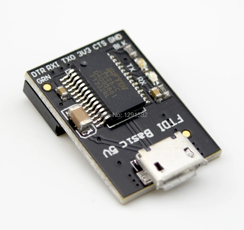 

Readytosky FTDI Basic USB-TTL 6 PIN 5V Fio Pro RGB Lilypad Program Downloader For Arduino micro usb