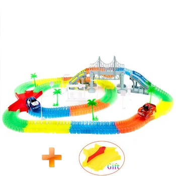 Magical Track Glowing Race Speedway Mini 4 Car Track Bend Flex Flash in the Dark Assembly Rail Car Ramp Racetrack Toys For Boys
Magical Track Glowing Race Speedway Mini 4 Car Track Bend Flex Flash in the Dark Assembly Rail Car Ramp Racetrack Toys For Boys