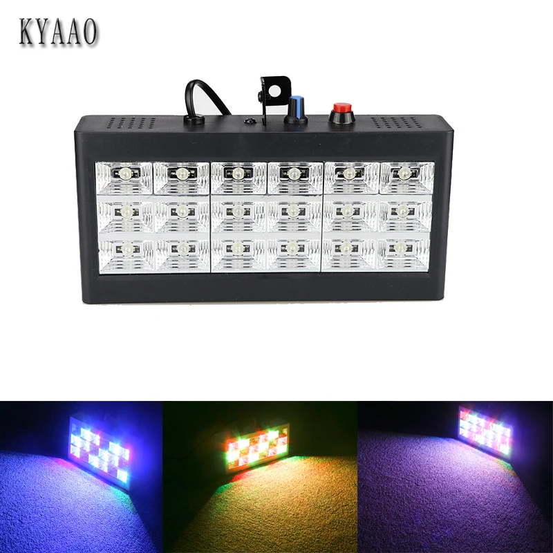 New arrive 18pcs LED colorful 35W Strobe light music control RGB club stage effect lighting home party light
New arrive 18pcs LED colorful 35W Strobe light music control RGB club stage effect lighting home party light