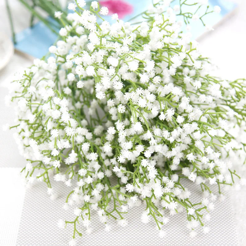 68cm 150 Flower Heads DIY Artificial Flower Branch Baby's Wreath Gypsophila Fake Flowers Wedding Home Garden Party Decoration
68cm 150 Flower Heads DIY Artificial Flower Branch Baby's Wreath Gypsophila Fake Flowers Wedding Home Garden Party Decoration