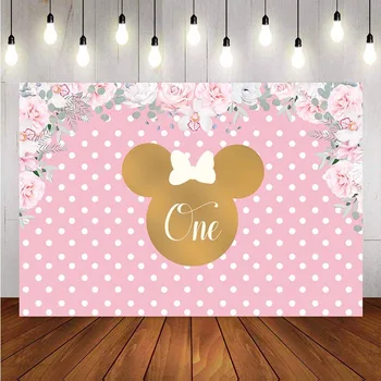 Photography Backdrop Pink Wave Point Flower Minnie Mouse Background Birthday Party Decorate Backdrop Photo Studio Photocall
Photography Backdrop Pink Wave Point Flower Minnie Mouse Background Birthday Party Decorate Backdrop Photo Studio Photocall