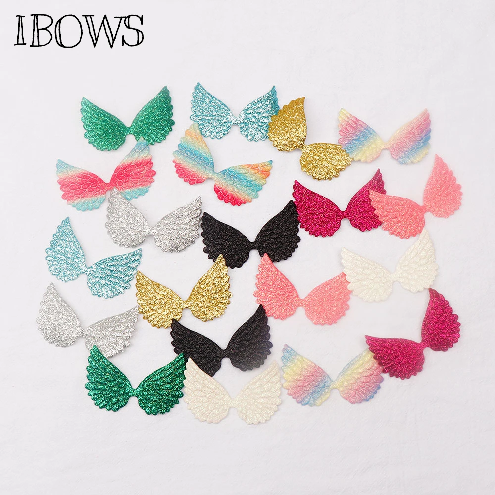 20Pcs Glitter Wing Appliques Mixed Padded Shiny/Glittered Angel wing Shape Appliques For Kid DIY Patch Baby Headwere Accessories
20Pcs Glitter Wing Appliques Mixed Padded Shiny/Glittered Angel wing Shape Appliques For Kid DIY Patch Baby Headwere Accessories