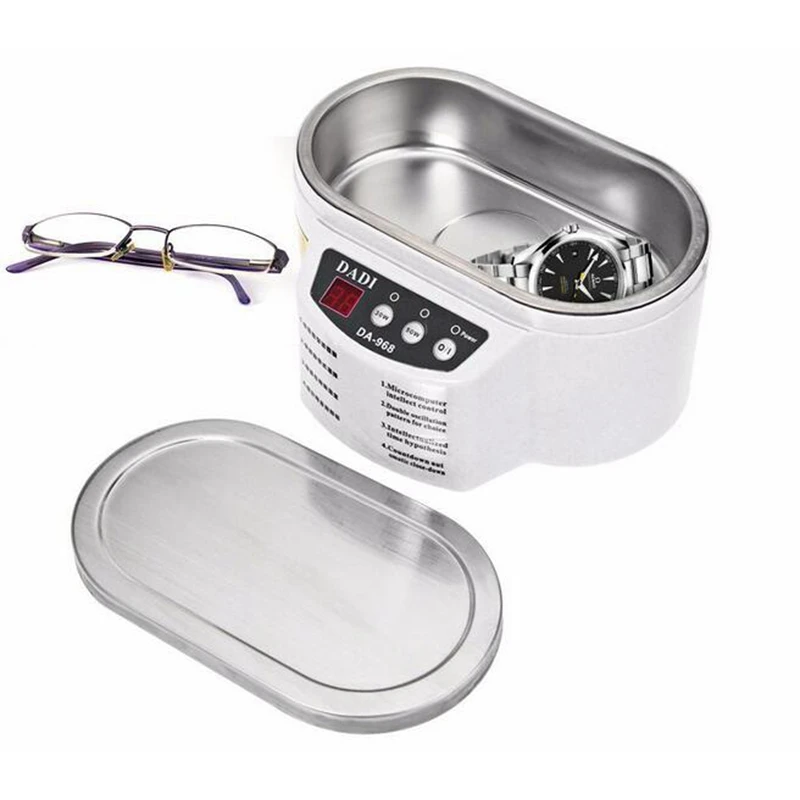 600 ml Ultrasonic Cleaner Jewelry Glasses Circuit Board Cleaning Machine Intelligent Control ultrasonic cleaning ultrasonic bath
600 ml Ultrasonic Cleaner Jewelry Glasses Circuit Board Cleaning Machine Intelligent Control ultrasonic cleaning ultrasonic bath