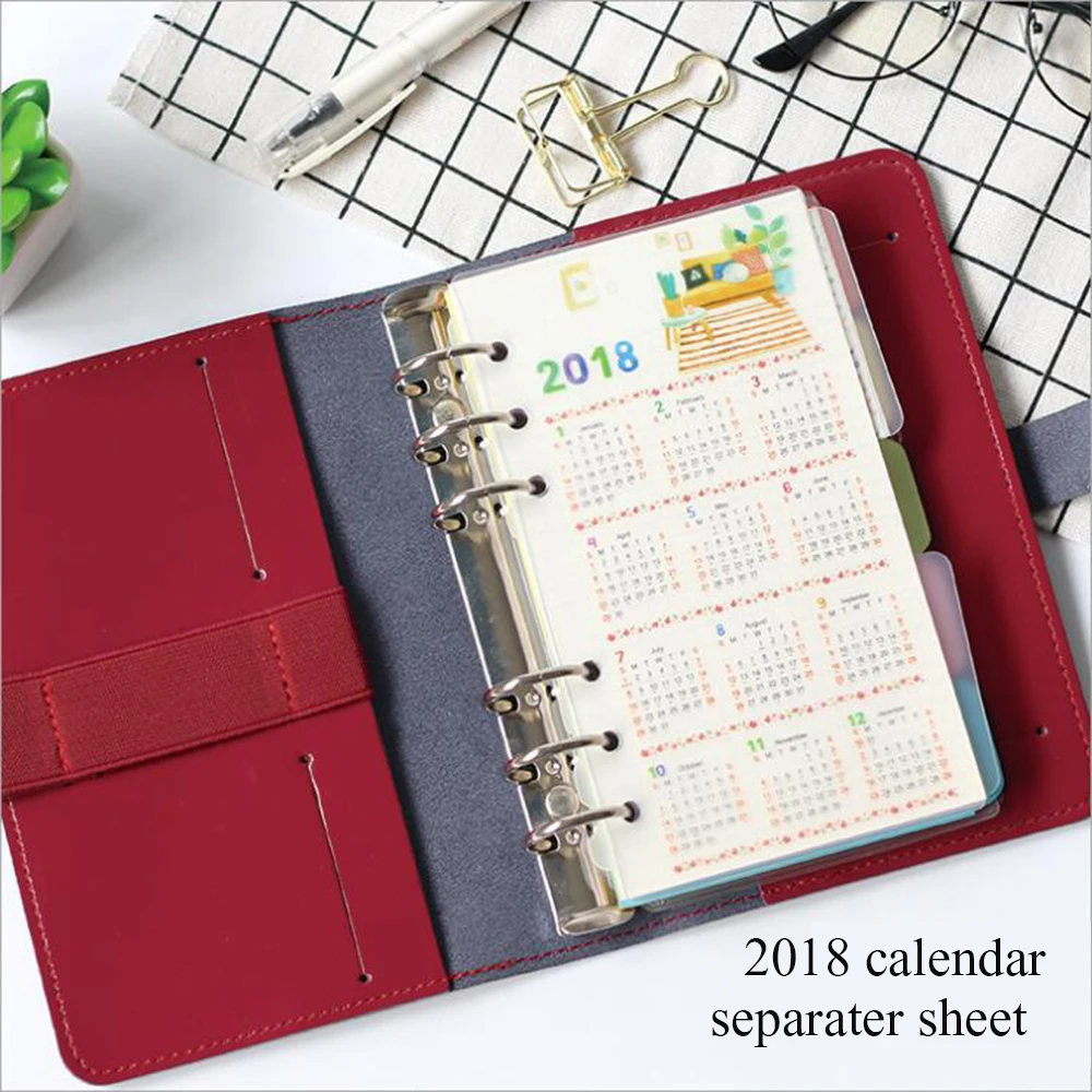Cartoon Cute 2018 Calendar 6 Holes Spiral Separator Sheet Of Notebook Office School Planner Accessory Index Page Spacer Sheets
Cartoon Cute 2018 Calendar 6 Holes Spiral Separator Sheet Of Notebook Office School Planner Accessory Index Page Spacer Sheets