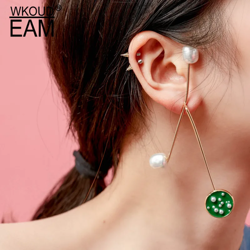 WKOUD EAM 2019 New Woman Personality Imitation Pearls Temperament Earrings Fashion Female Jewelry Accessories Party Gift 6#JY212
WKOUD EAM 2019 New Woman Personality Imitation Pearls Temperament Earrings Fashion Female Jewelry Accessories Party Gift 6#JY212