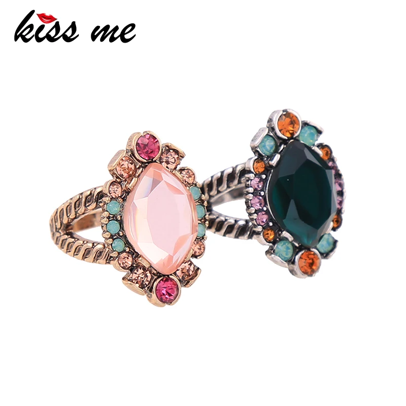 KISS ME Green Orange Geometric Acrylic Crystal Ring Female New Trending Wedding Engagement Rings Fashion Jewelry
KISS ME Green Orange Geometric Acrylic Crystal Ring Female New Trending Wedding Engagement Rings Fashion Jewelry