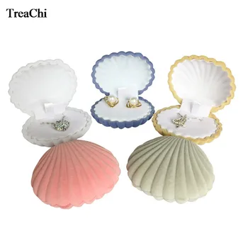 Sale 200Pcs Shell Shape Velvet Earring Case 5 Colors Engagement Wedding Party Necklace Pendant Jewelry Display Storage Gift Box
Sale 200Pcs Shell Shape Velvet Earring Case 5 Colors Engagement Wedding Party Necklace Pendant Jewelry Display Storage Gift Box