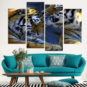 4 Panel Canvas Art Canvas Painting Tigers Tender Caring HD Printed Wall Art Poster Home Decor Picture paniting for Living Room
4 Panel Canvas Art Canvas Painting Tigers Tender Caring HD Printed Wall Art Poster Home Decor Picture paniting for Living Room