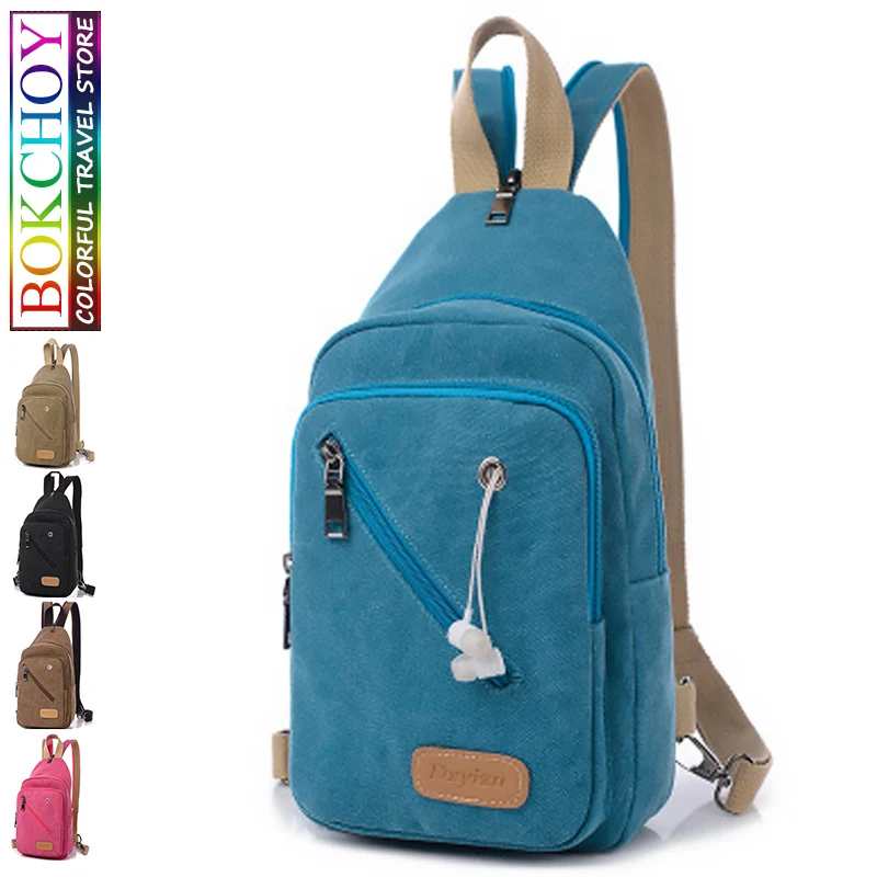 New fashion Big capacity Chest bag canvas wear-resistant Crossbody Bag | Багаж и сумки