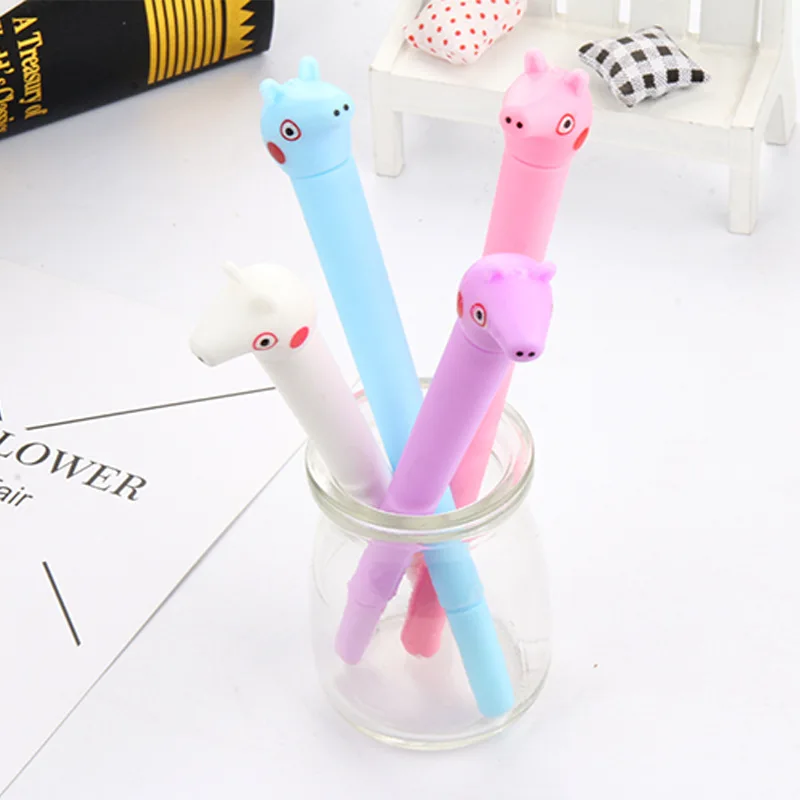Factory Direct Creative cartoon simple neutral gel pen animal Black Water pen student stationery signature
Factory Direct Creative cartoon simple neutral gel pen animal Black Water pen student stationery signature