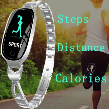 Girl Luxury Smart Bracelet Pedometer Sport SmartWatch Wristband Heart Rate Monitor Waterproof Watches For Android iOS pk h8 h2
Girl Luxury Smart Bracelet Pedometer Sport SmartWatch Wristband Heart Rate Monitor Waterproof Watches For Android iOS pk h8 h2