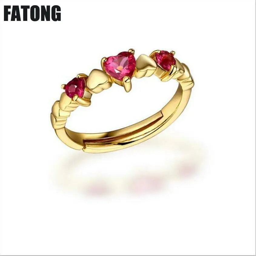 925 sterling silver natural tourmaline, natural powder crystal heart adjustable ring Female factory outlets. J007
925 sterling silver natural tourmaline, natural powder crystal heart adjustable ring Female factory outlets. J007