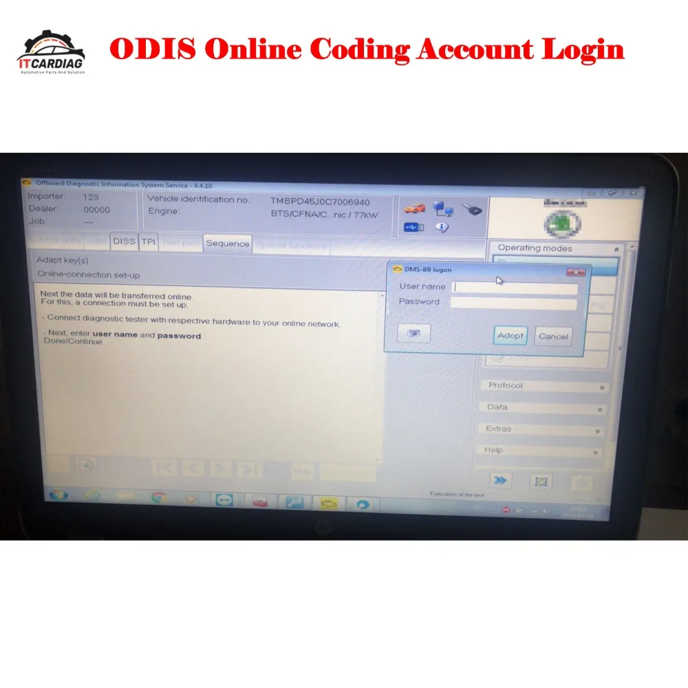 ODIS Online Coding Account Login one time Service for Audi Software 4.3.3 for VAS Diagnostic Interface VAS 5054A 4.4.1 VAS6154
ODIS Online Coding Account Login one time Service for Audi Software 4.3.3 for VAS Diagnostic Interface VAS 5054A 4.4.1 VAS6154