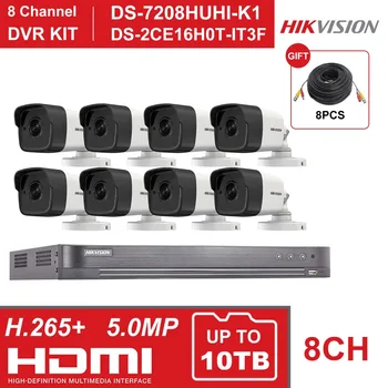 HIK 8CH DVR KIT Hybrid 8 Channel Video Surveillance Recorder DS-7208HUHI-K1 5MP Bullet Security Analog Camera DS-2CE16H0T-IT3F
HIK 8CH DVR KIT Hybrid 8 Channel Video Surveillance Recorder DS-7208HUHI-K1 5MP Bullet Security Analog Camera DS-2CE16H0T-IT3F