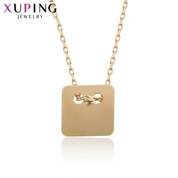 Xuping Fashion Square Pendant Necklace Party Temperament Jewelry for Women Party New Year's Day Gifts 44936
Xuping Fashion Square Pendant Necklace Party Temperament Jewelry for Women Party New Year's Day Gifts 44936