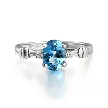 Gem's Ballet 1.58Ct Oval Natural Swiss Blue Topaz Gemstone Rings For Women 925 Sterling Silver Wedding Band Ring Fine Jewelry
Gem's Ballet 1.58Ct Oval Natural Swiss Blue Topaz Gemstone Rings For Women 925 Sterling Silver Wedding Band Ring Fine Jewelry