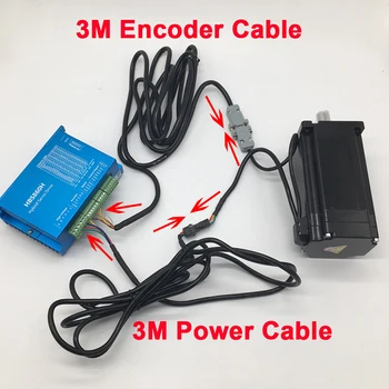 3PCS NEMA34 Stepper Motor &Drive Kit Easy Servo for CNC With Coolling Fan 86mm 12Nm 1714Oz-in DSP Closed Loop Hybrid
3PCS NEMA34 Stepper Motor &Drive Kit Easy Servo for CNC With Coolling Fan 86mm 12Nm 1714Oz-in DSP Closed Loop Hybrid