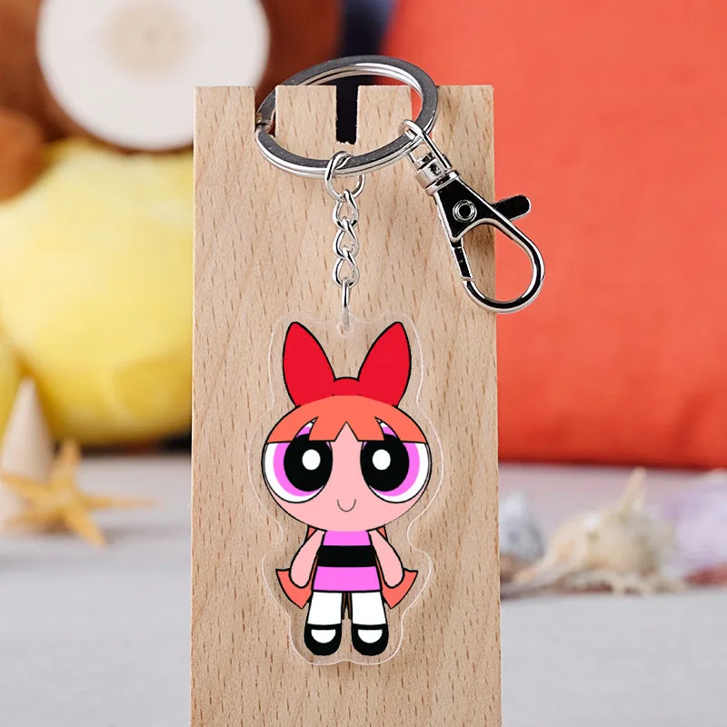 Powerpuff Girls Acrylic Keychain Flower Bubbles Hairy Transparent Pendant Key Rings
Powerpuff Girls Acrylic Keychain Flower Bubbles Hairy Transparent Pendant Key Rings