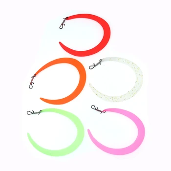 50PCS Saltwater Fishing M Pretied Fishing Fly Wiggle Tails Lure / Jig Tails with Quick Snap for Predator Pike Trout Bass
50PCS Saltwater Fishing M Pretied Fishing Fly Wiggle Tails Lure / Jig Tails with Quick Snap for Predator Pike Trout Bass