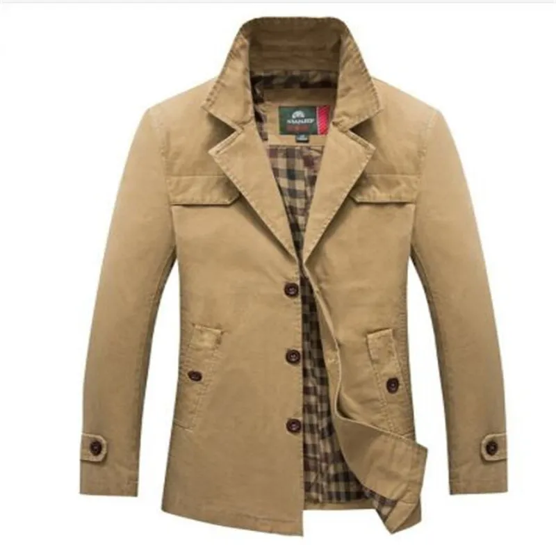 Men's Spring Autumn Business Casual Long Cotton Trench Coat Jacket Men Winter Brand Classic Iconic Trench Breasted Overcoat Men
Men's Spring Autumn Business Casual Long Cotton Trench Coat Jacket Men Winter Brand Classic Iconic Trench Breasted Overcoat Men