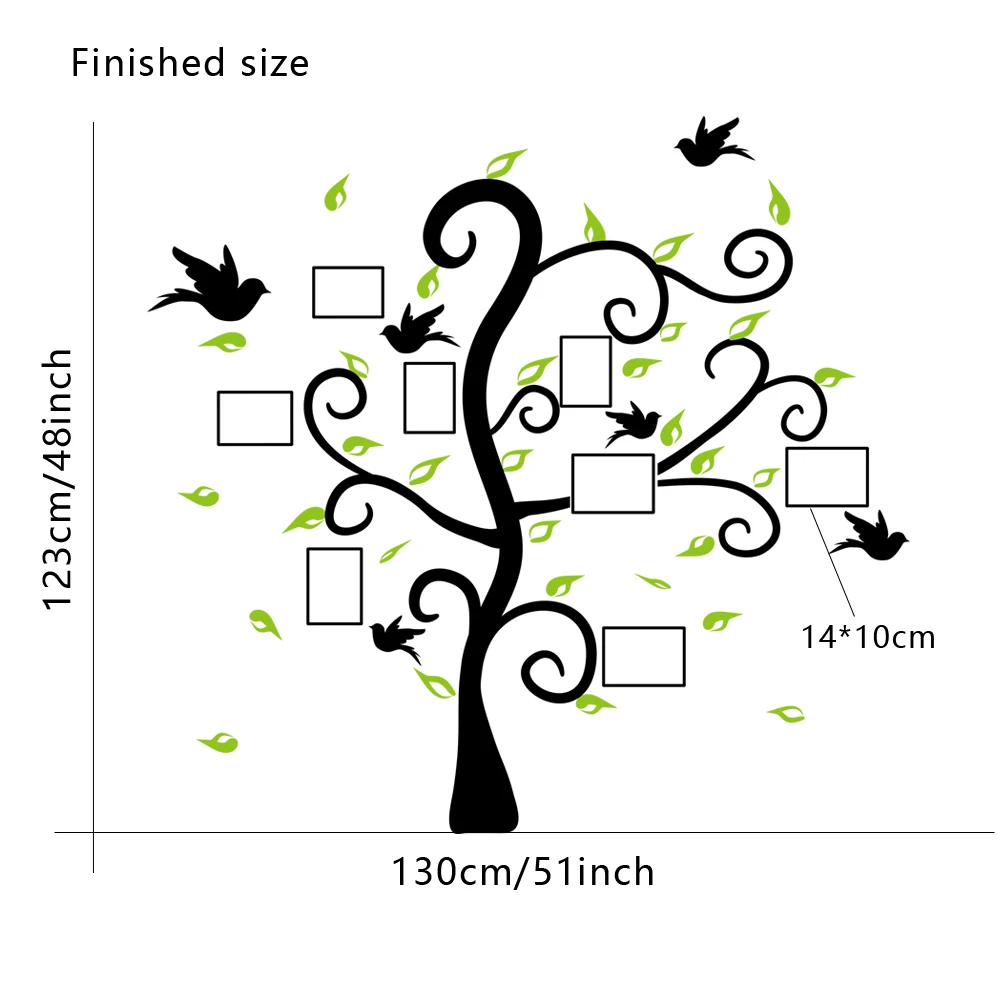 finish size