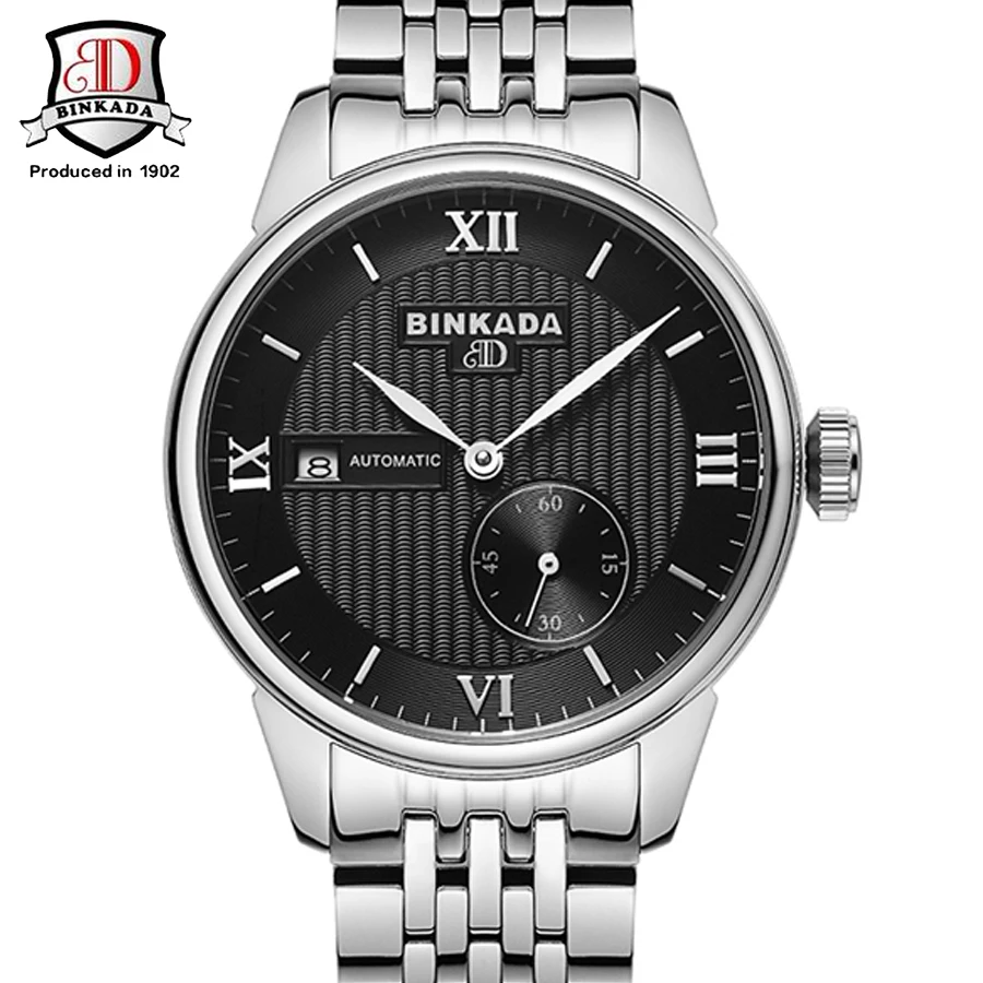 BINKADA 2019 Mens Watch Luxury Automatic Mechanical Watch Men's Date Week Multifunction Watch Business Small Dial Army Watch
BINKADA 2019 Mens Watch Luxury Automatic Mechanical Watch Men's Date Week Multifunction Watch Business Small Dial Army Watch