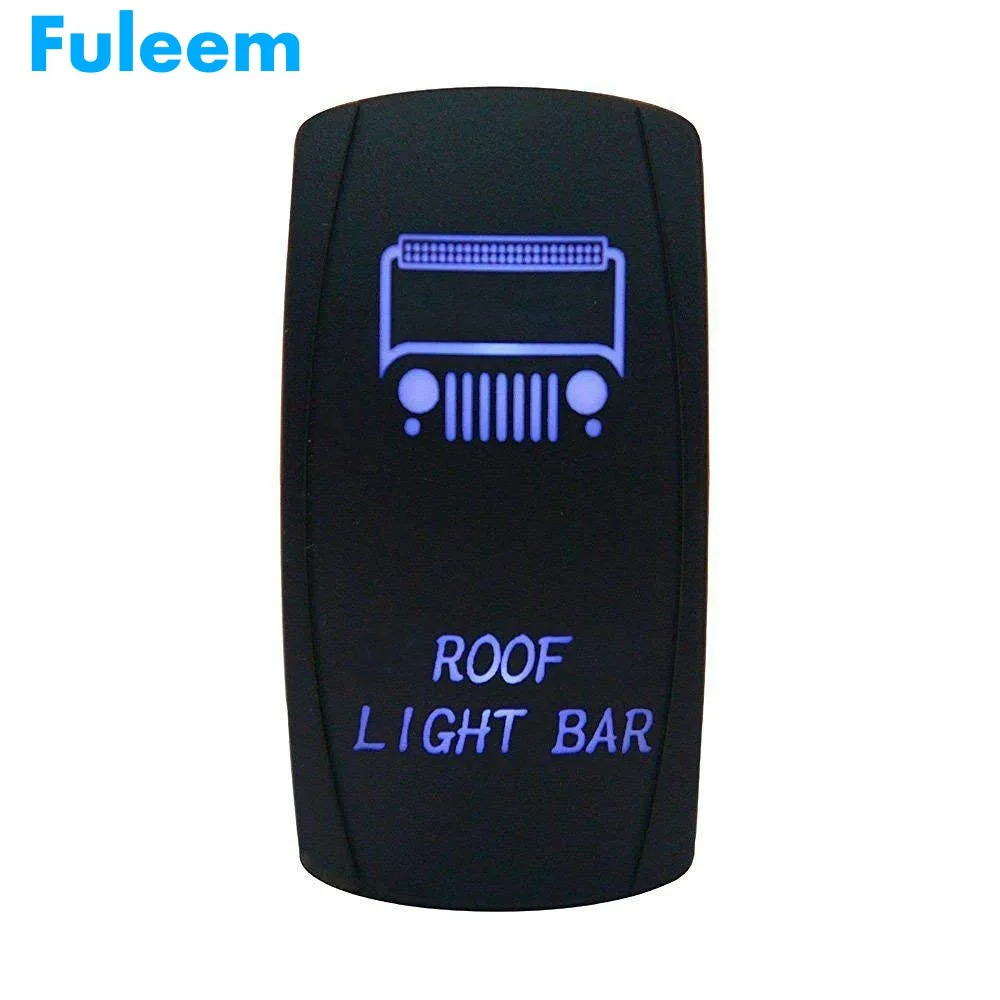 Fuleem Universal 12V 20A ON-OFF ROOF LIGHT BAR Rocker Toggle Switch Laser Blue LED 5 PINS for Jeep Car Boat ATV
Fuleem Universal 12V 20A ON-OFF ROOF LIGHT BAR Rocker Toggle Switch Laser Blue LED 5 PINS for Jeep Car Boat ATV