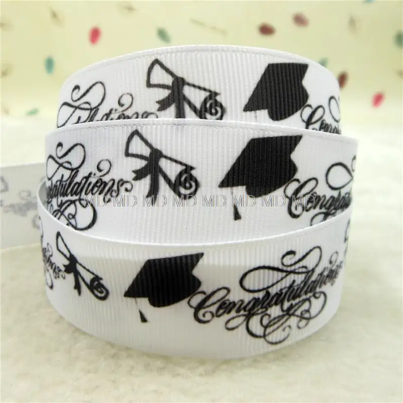 6-75mm Graduation Printed Grosgrain Ribbon DIY Handmade Hair Accessories, Gift Wrapping School ribbon MD160223-25-3563
6-75mm Graduation Printed Grosgrain Ribbon DIY Handmade Hair Accessories, Gift Wrapping School ribbon MD160223-25-3563