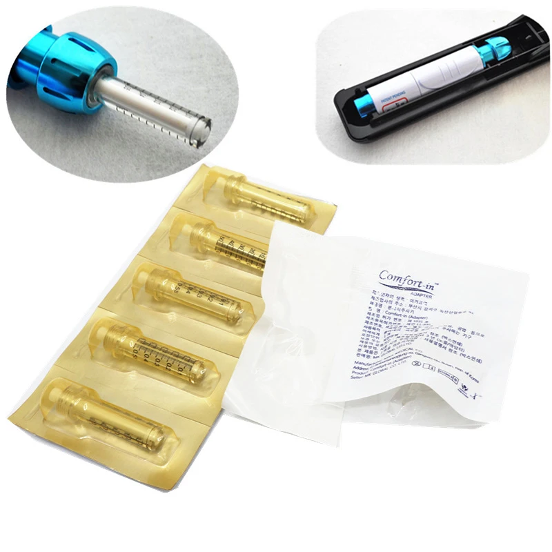 0.5ml Syringe Ampoule Head for Hyaluron Gun Hyaluron Pen Syringe for Thesera High Pressure Wrinkle Removal Syringe Disposable
0.5ml Syringe Ampoule Head for Hyaluron Gun Hyaluron Pen Syringe for Thesera High Pressure Wrinkle Removal Syringe Disposable