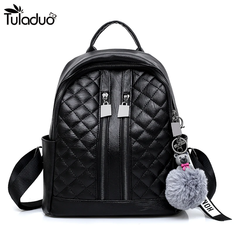 Girls Plaid Backpacks Black Red Feather Ball School Backpack Cute Leathet Schoolbags for Teenage Women Students Bag Children
Girls Plaid Backpacks Black Red Feather Ball School Backpack Cute Leathet Schoolbags for Teenage Women Students Bag Children