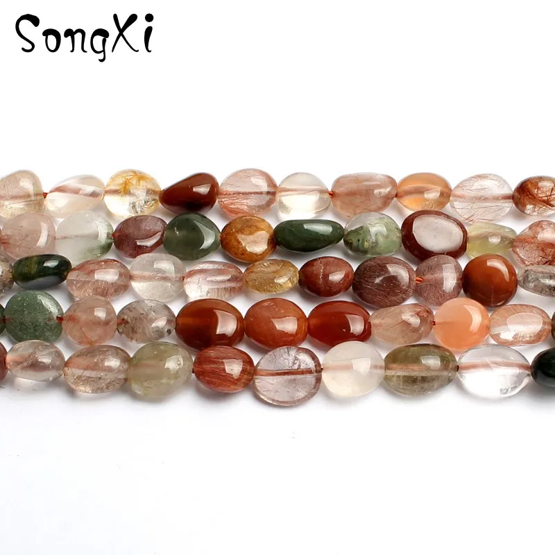 5-8mm Natural Irregular Multicolor Rutilated Quartz Beads for Jewelry Making Bead Fit DIY Necklace Bracelet Jewellery 15 inches
5-8mm Natural Irregular Multicolor Rutilated Quartz Beads for Jewelry Making Bead Fit DIY Necklace Bracelet Jewellery 15 inches