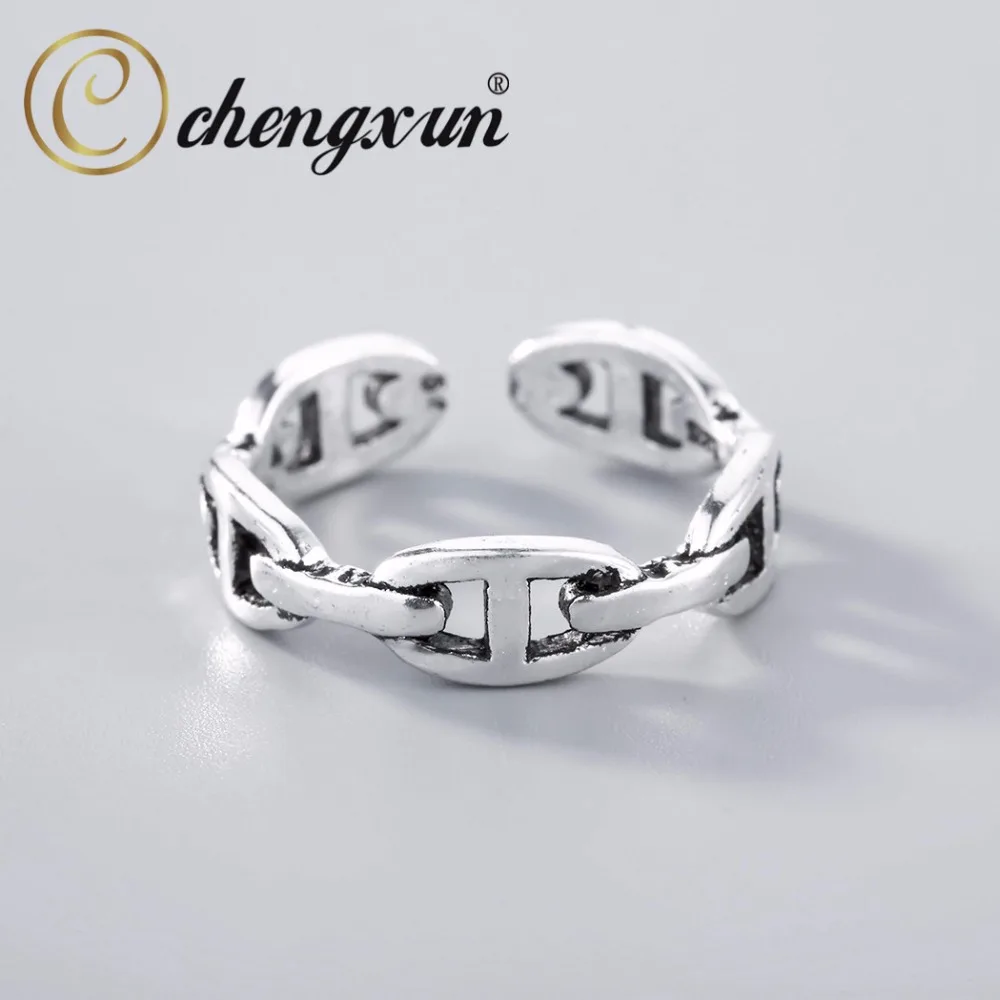 CHENGXUN New Design Retro Vintage Biker Men's Rings Square Frame Rope Chain Link Twist Punk Rock Jewelry
CHENGXUN New Design Retro Vintage Biker Men's Rings Square Frame Rope Chain Link Twist Punk Rock Jewelry