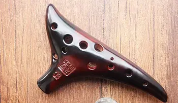 great sound Twelve ocarina 12 flute SC smoked burn horn-type ocarina flute music instrument
great sound Twelve ocarina 12 flute SC smoked burn horn-type ocarina flute music instrument