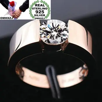 OMHXZJ Wholesale European Fashion Woman Man Party Wedding Gift Simple AAA Zircon 925 Sterling Silver 18KT Rose Gold Ring RR364
OMHXZJ Wholesale European Fashion Woman Man Party Wedding Gift Simple AAA Zircon 925 Sterling Silver 18KT Rose Gold Ring RR364