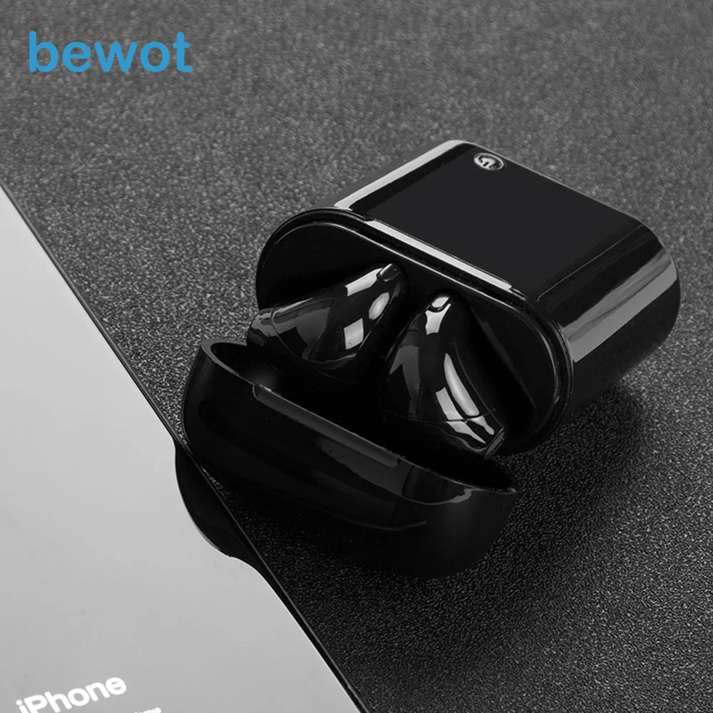 Bewot i7 Mini TWS Bluetooth наушники спортивные Беспроводные с микрофоном настоящие стерео