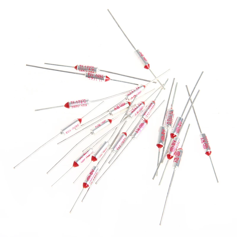 20 pcs RY172 172 Degree TF 172 Degrees Celsius 10A 250 V Temperature Thermal Fuse -Y103
20 pcs RY172 172 Degree TF 172 Degrees Celsius 10A 250 V Temperature Thermal Fuse -Y103