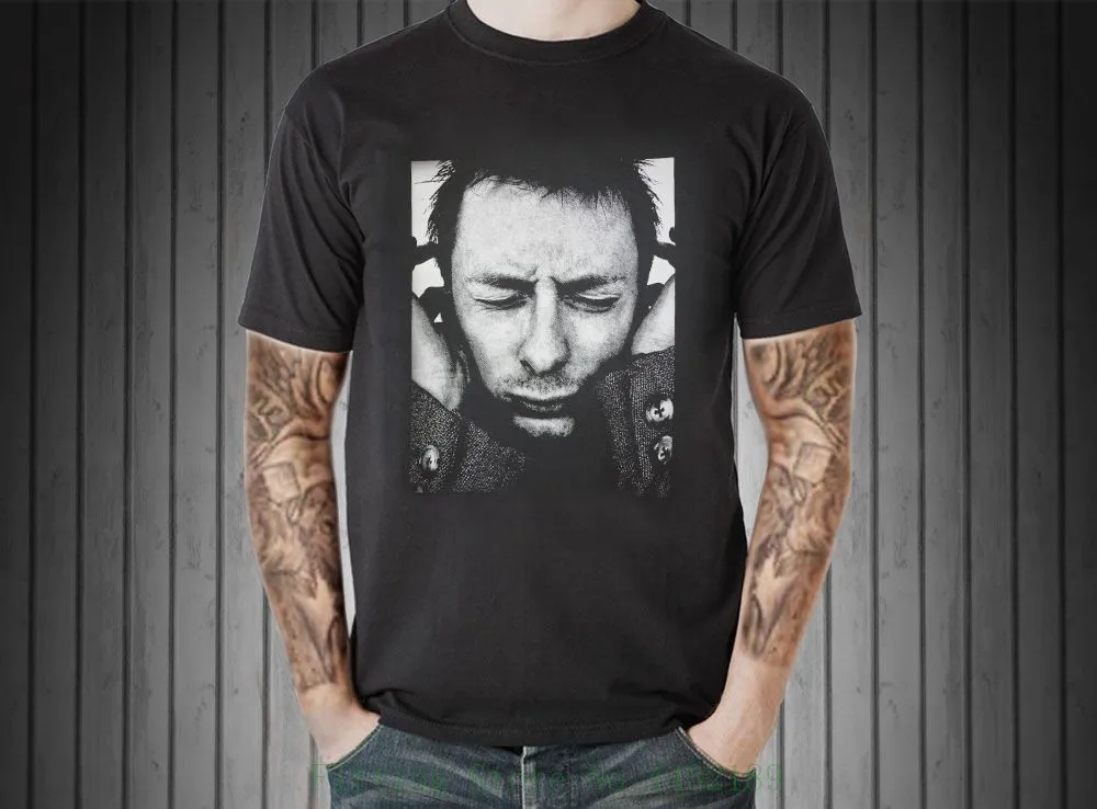 Thom Yorke Vintage Retro Graphic T Shirt Men Tee Radiohead Uk Brit Pop Rock Band Print Short Sleeve Tshirt
Thom Yorke Vintage Retro Graphic T Shirt Men Tee Radiohead Uk Brit Pop Rock Band Print Short Sleeve Tshirt