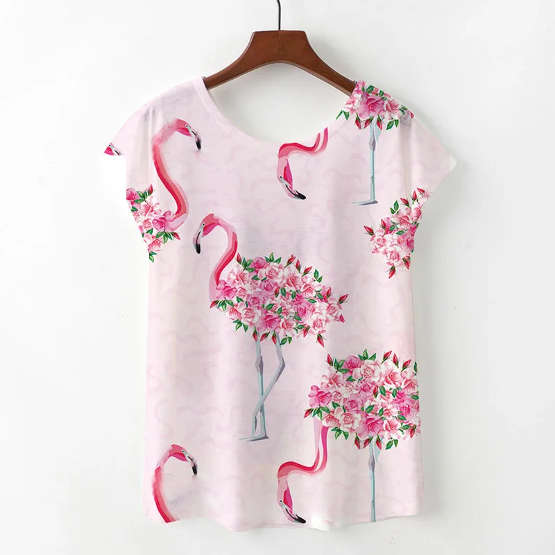 Flamingo Printed Women Tshirts Harajuku Cute Animal Unicorn Summer T-Shirts Watermelon Tee Tops Floral Cool T-shirt Femme Women
Flamingo Printed Women Tshirts Harajuku Cute Animal Unicorn Summer T-Shirts Watermelon Tee Tops Floral Cool T-shirt Femme Women